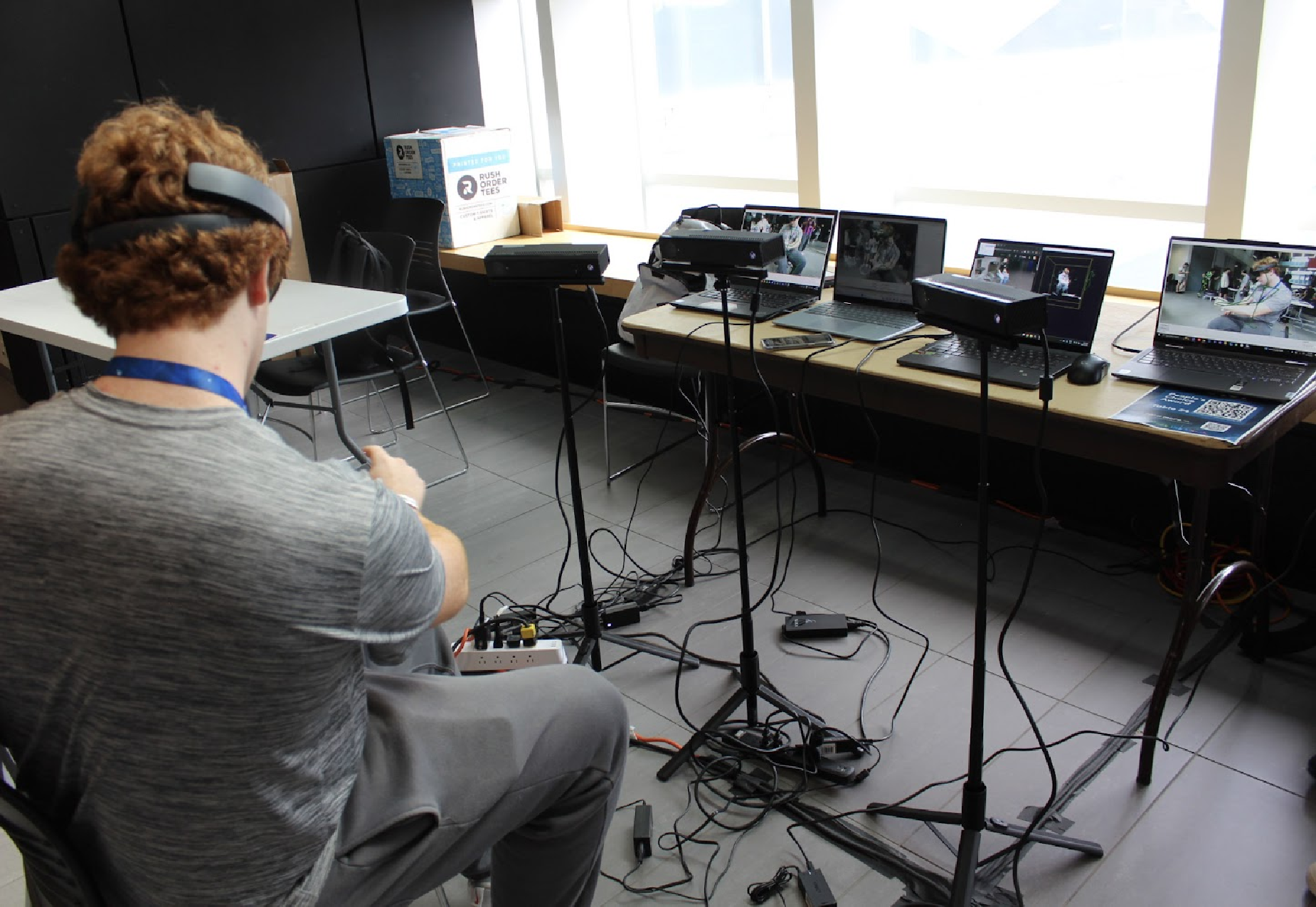 Project Lattice header visual representing holographic live 3D reconstruction and immersive AR communication.